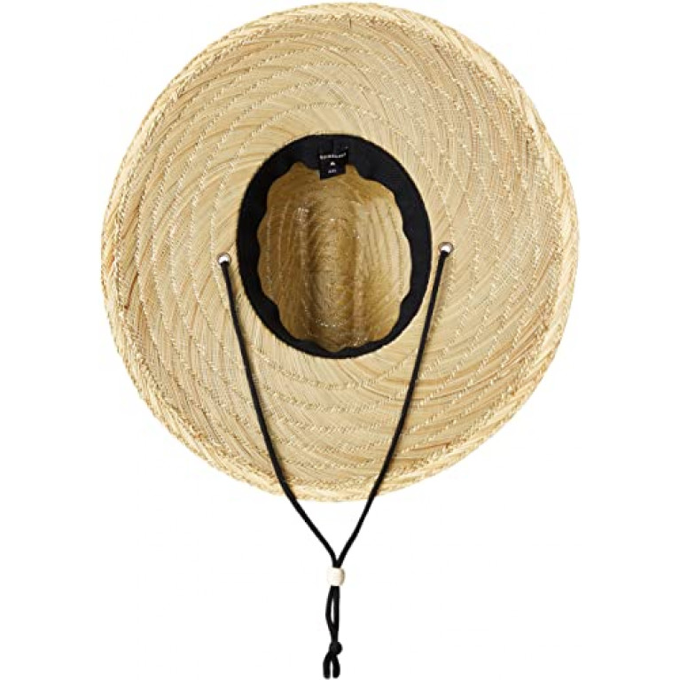 Quiksilver Men's Pierside Lifeguard Beach Sun Straw Hat 